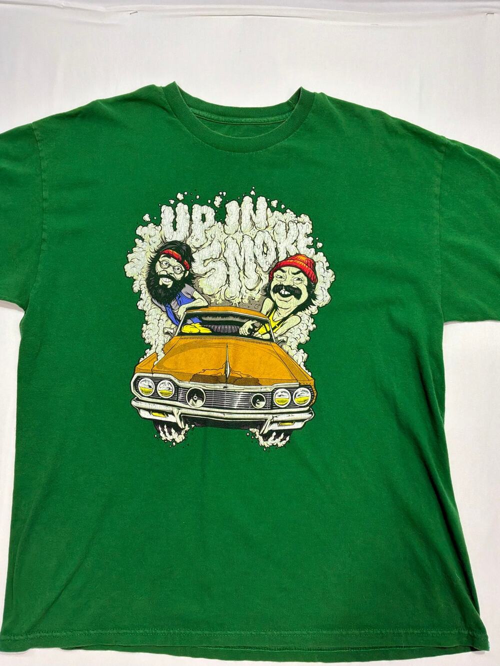 Cheech & Chong Up in Smoke Green Graphic Tee XL